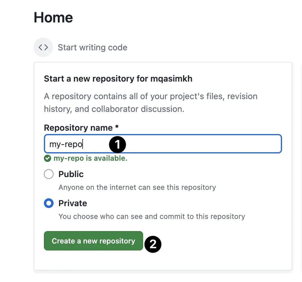 creating github repo